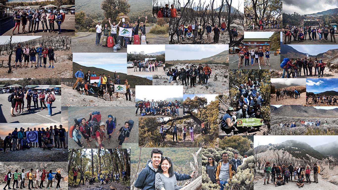 camping gunung papandayan