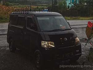 transportasi papandayan