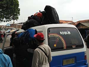 transportasi papandayan